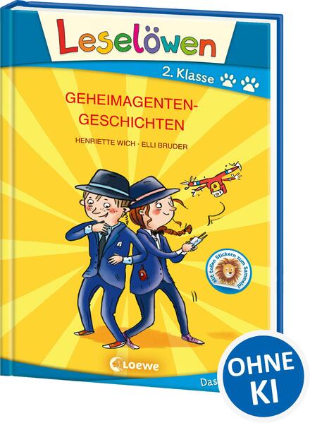 Leselöwen 2. Klasse - Geheimagentengeschichten (Großbuchstabenausgabe)