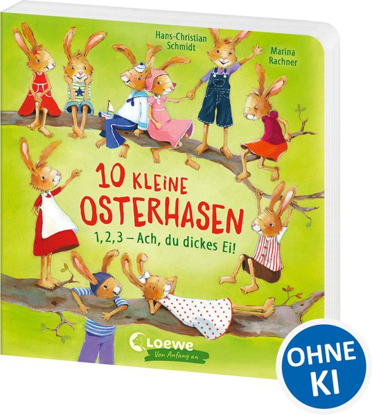 10 kleine Osterhasen