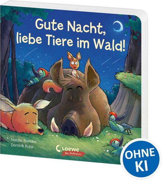 Gute Nacht, liebe Tiere im Wald!