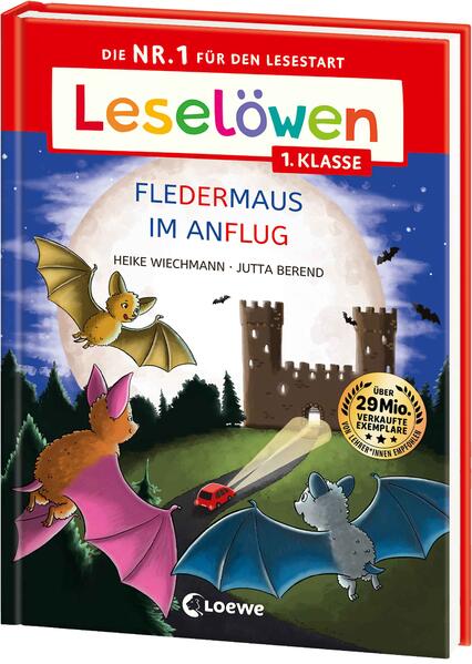 Leselöwen 1. Klasse - Fledermaus im Anflug (Großbuchstabenausgabe)