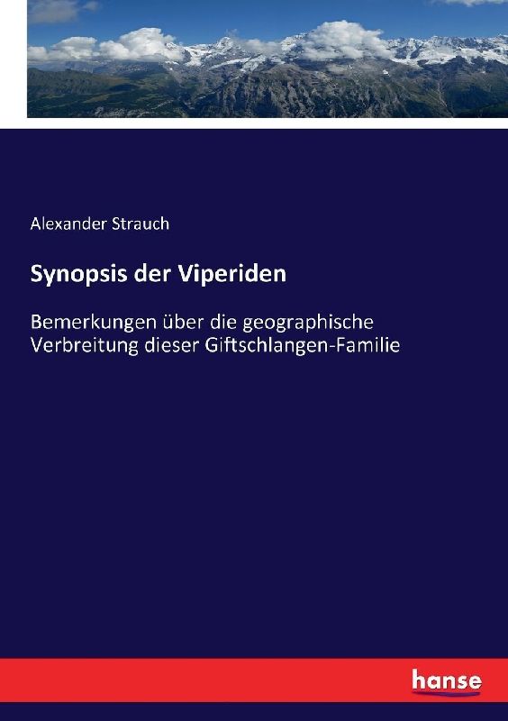 Synopsis der Viperiden