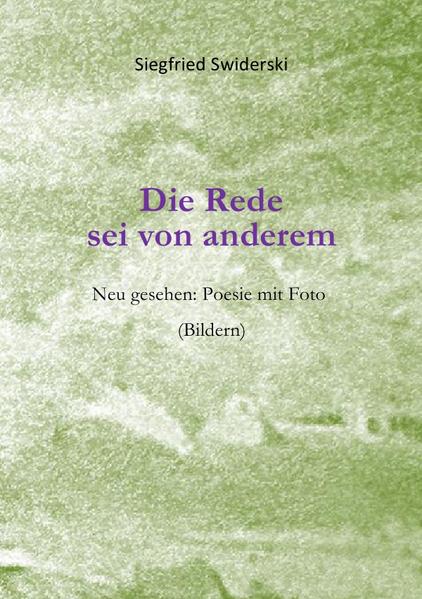 Die Rede sei von anderem