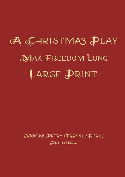 A Christmas Play - Large Print