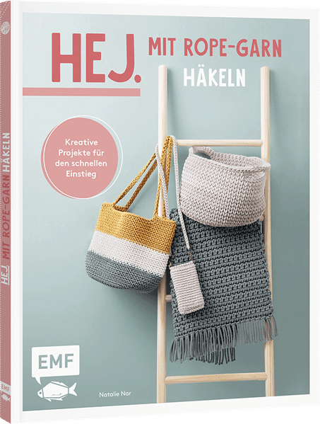 Hej. Mit Rope-Garn häkeln super easy
