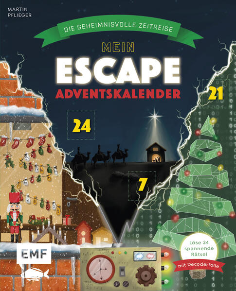 Mein Escape-Adventskalender: Die geheimnisvolle Zeitreise – Mit Decoderfolie