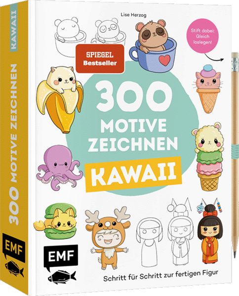 300 Motive zeichnen – Kawaii