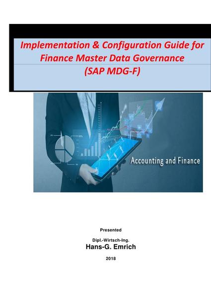 Implementation & Configuration Guide for Finance Master Data Governance (SAP MDG-F)