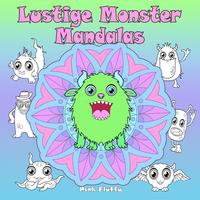 Lustige Monster Mandalas