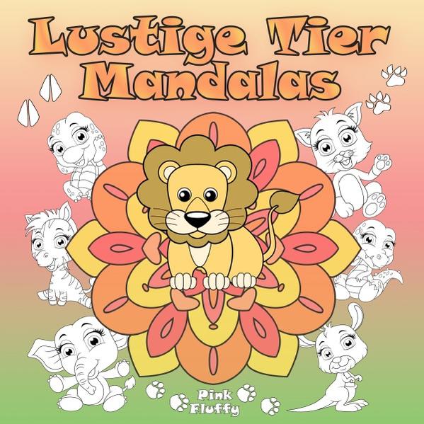 Lustige Tier Mandalas