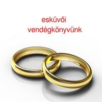 esküvői vendégkönyvünk