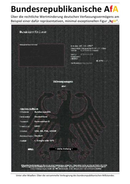 Bundesrepublikanische AfA – Beispiel einer dafür repräsentativen, minimal exzeptionellen Figur „hgM“.