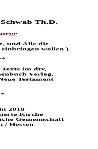 Seelsorge