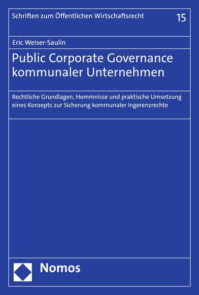 Public Corporate Governance kommunaler Unternehmen