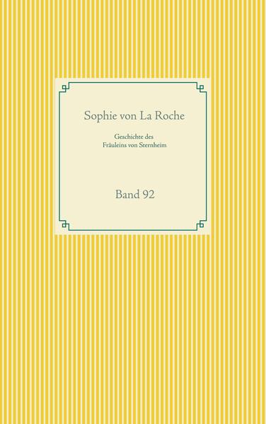 Geschichte des Fräuleins von Sternheim