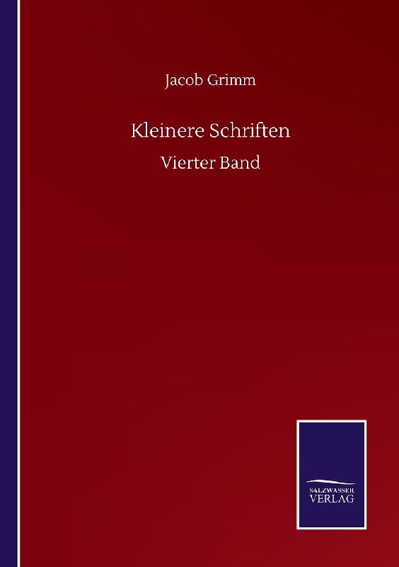 Kleinere Schriften