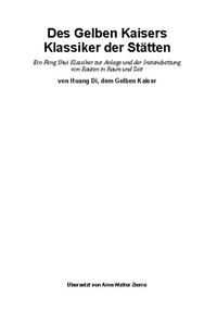 Des Gelben Kaisers Klassiker der Stätten