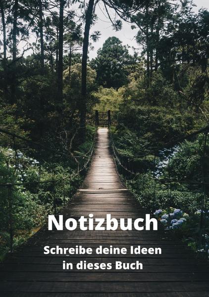 Notizbuch Schreibe deine Ideen in dieses Buch