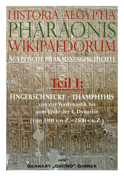Historia Aegytia Pharaonis Wikipaedorum, Teil I