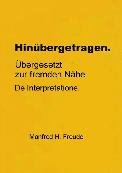 Hinübergetragen