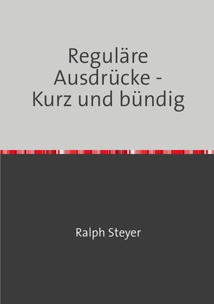 Reguläre Ausdrücke