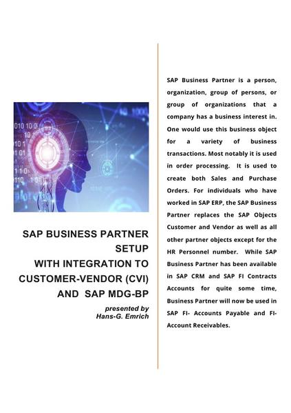SAP BUSINESS PARTNER Handbook with Integration CVI and SAP MDG-BP