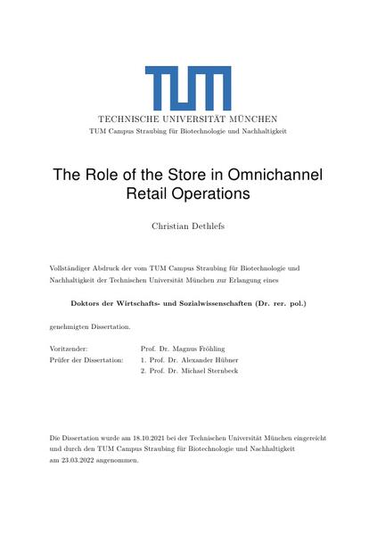 The Role of the Store in Omnichannel Retail Operations