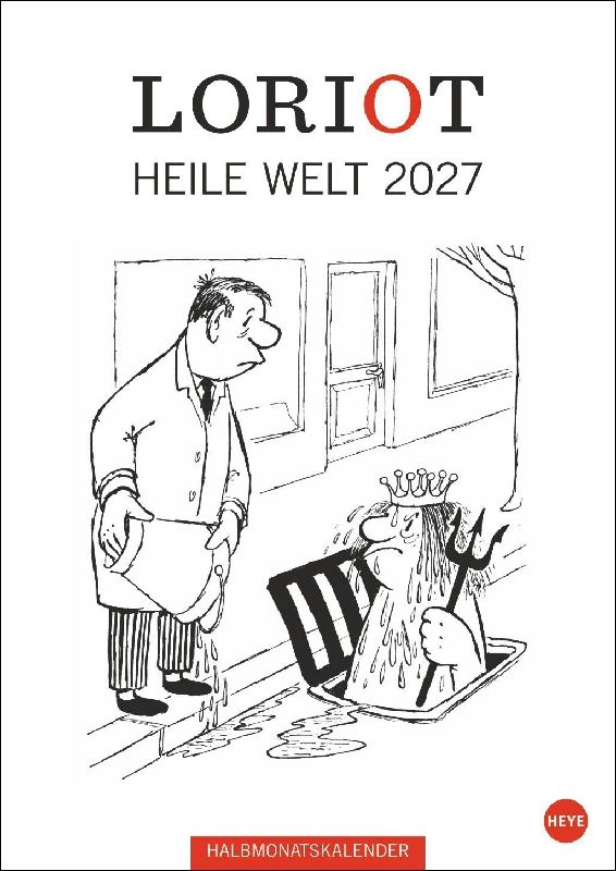 Loriot Heile Welt Halbmonatskalender 2027