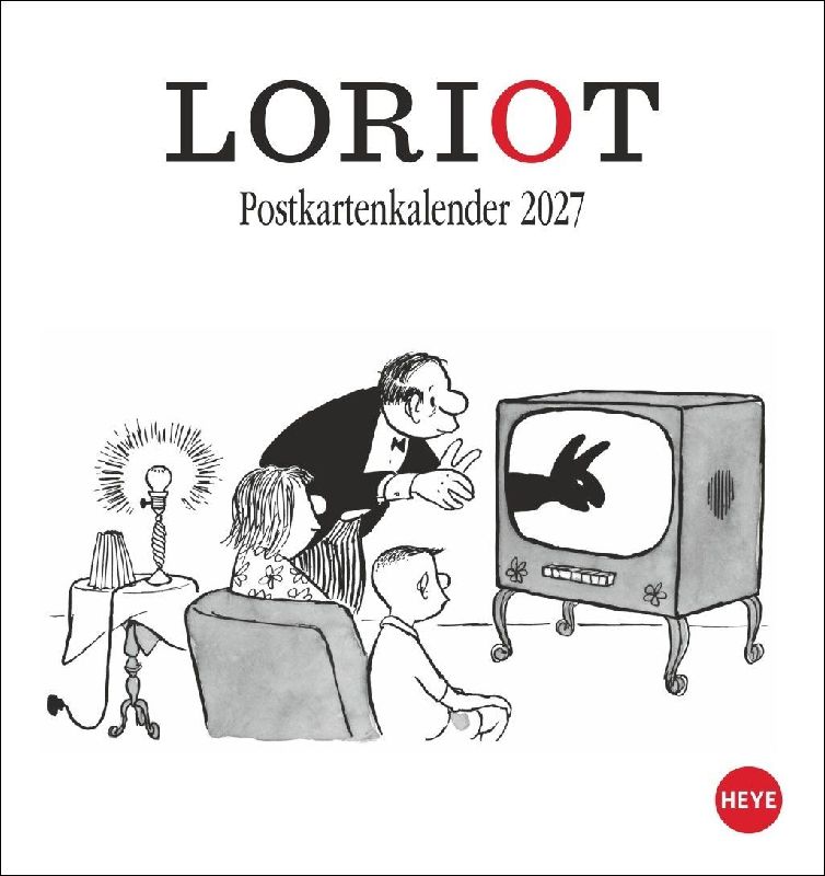 Loriot Postkartenkalender 2027