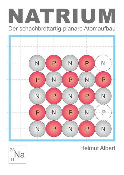 Der schachbrettartig-planare Atomaufbau / Natrium