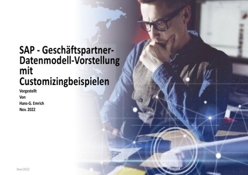 SAP - Geschäftspartner-Datenmodell-Vorstellung mit Customizing Beispielen