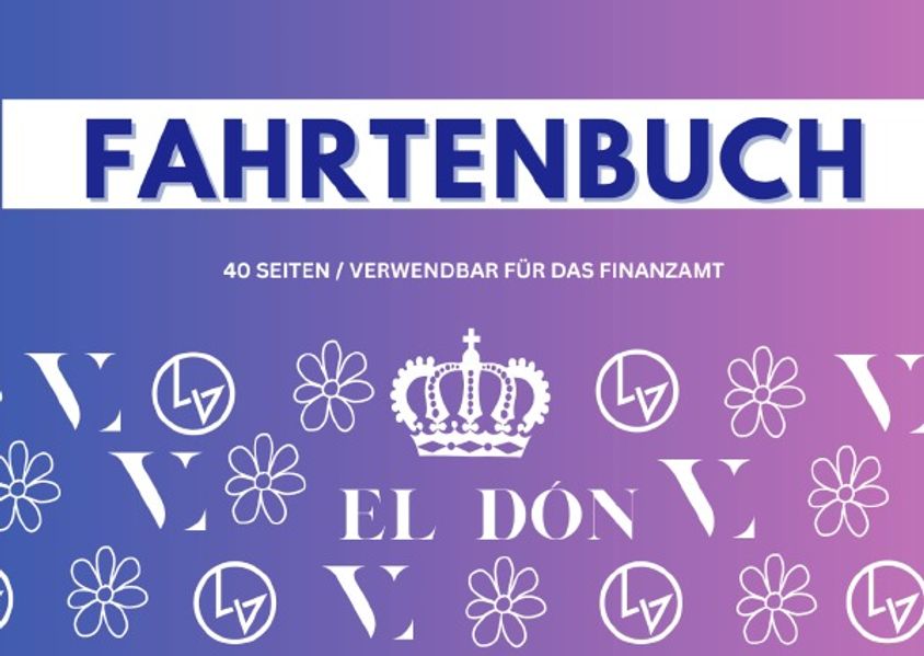 2 / Fahrtenbuch, El Dón, dunkelblau/ lila