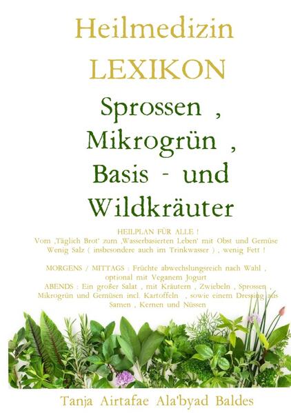 Sprossen , Mikrogrün , Basis - und Wildkräuter - HEILMEDIZIN - LEXIKON