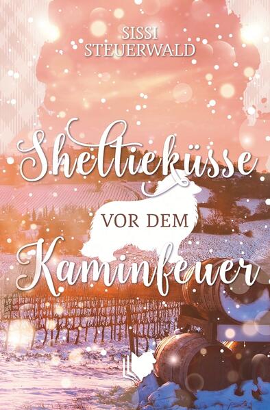 Sheltieküsse vor dem Kaminfeuer