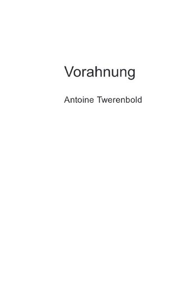 Vorahnung
