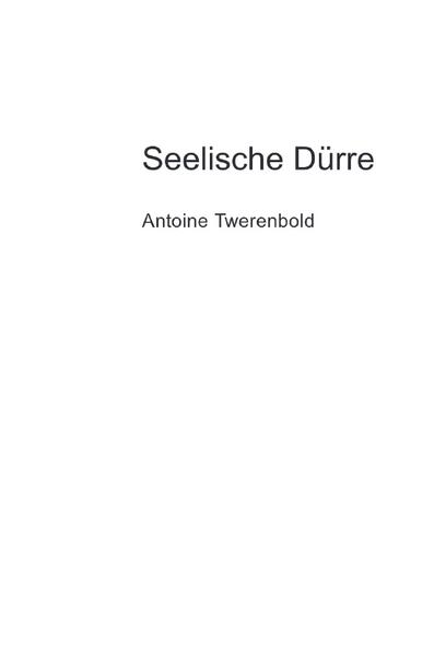 Seelische Dürre