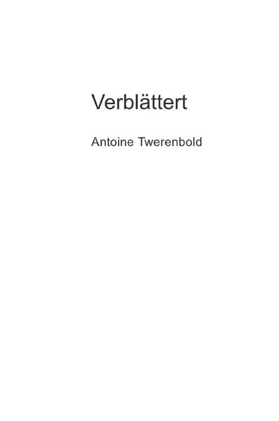 Verblättert