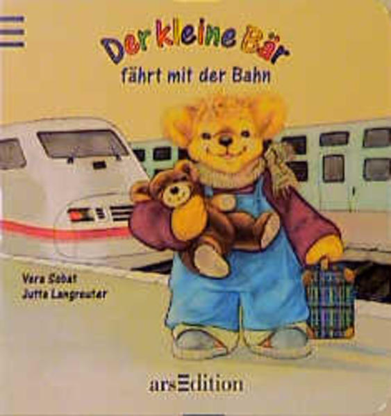 Der kleine Bär fährt mit der Bahn