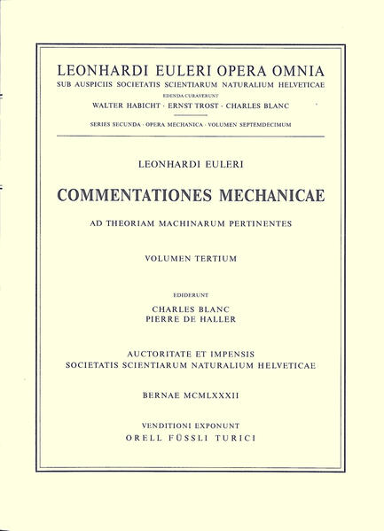 Commentationes mechanicae et astronomicae ad scientiam navalem pertinentes 2nd part
