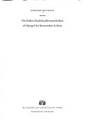 Die frühen Buchhändlerzeitschriften als Spiegel des literarischen Lebens