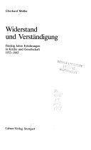 Widerstand und Verständigung
