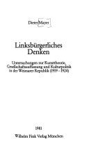Linksbürgerliches Denken