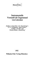 Instrumentelle Vernunft als Gegenstand von Literatur