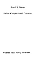 Surface Compositional Grammar