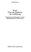 Wezel. Über die Nachtseite der Aufklärung