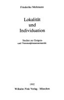 Lokalität und Individuation