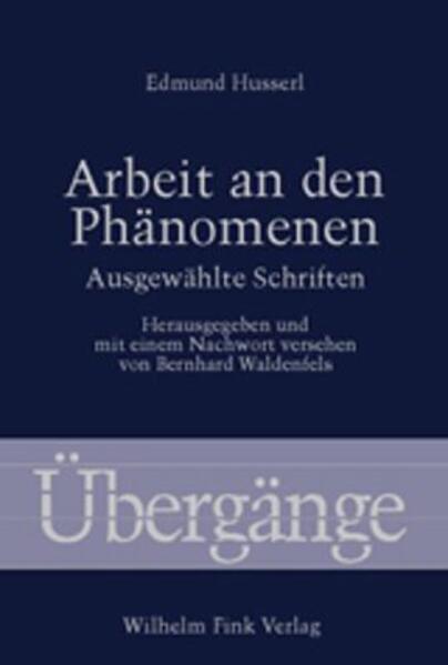 Arbeit an den Phänomenen