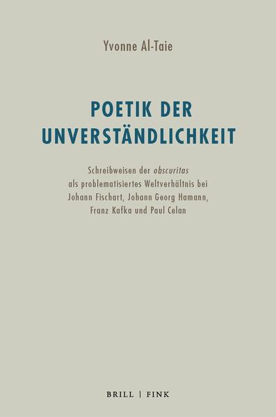 Poetik der Unverständlichkeit