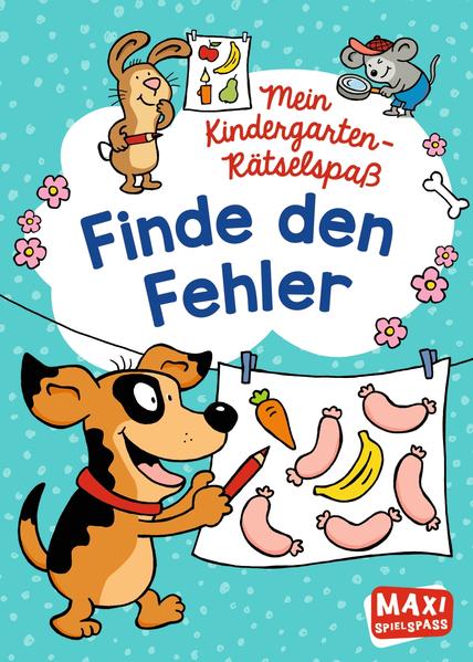 Mein Kindergarten-Rätselspaß. Finde den Fehler