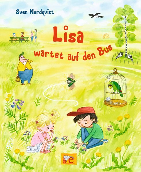Lisa wartet auf den Bus