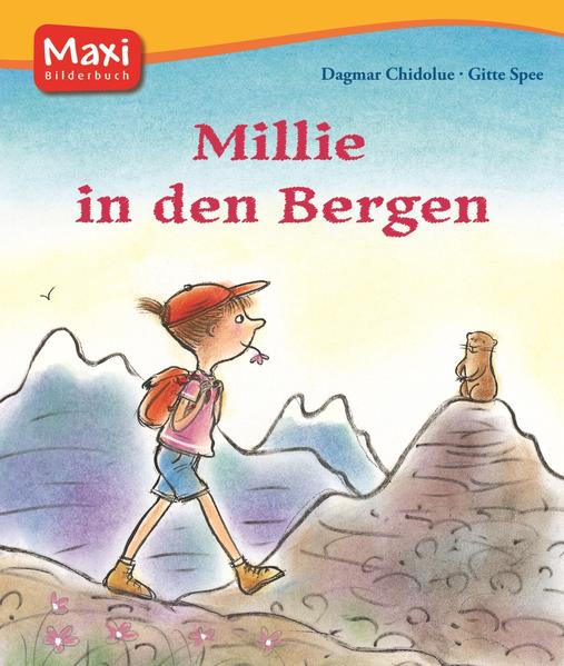 Millie in den Bergen